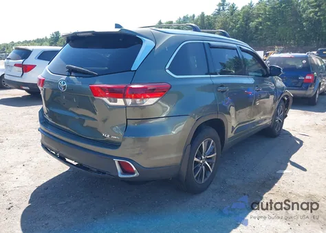 2017 Toyota Highlander Xle from USA, damaged, VIN 5TDJZRFH0HS469626